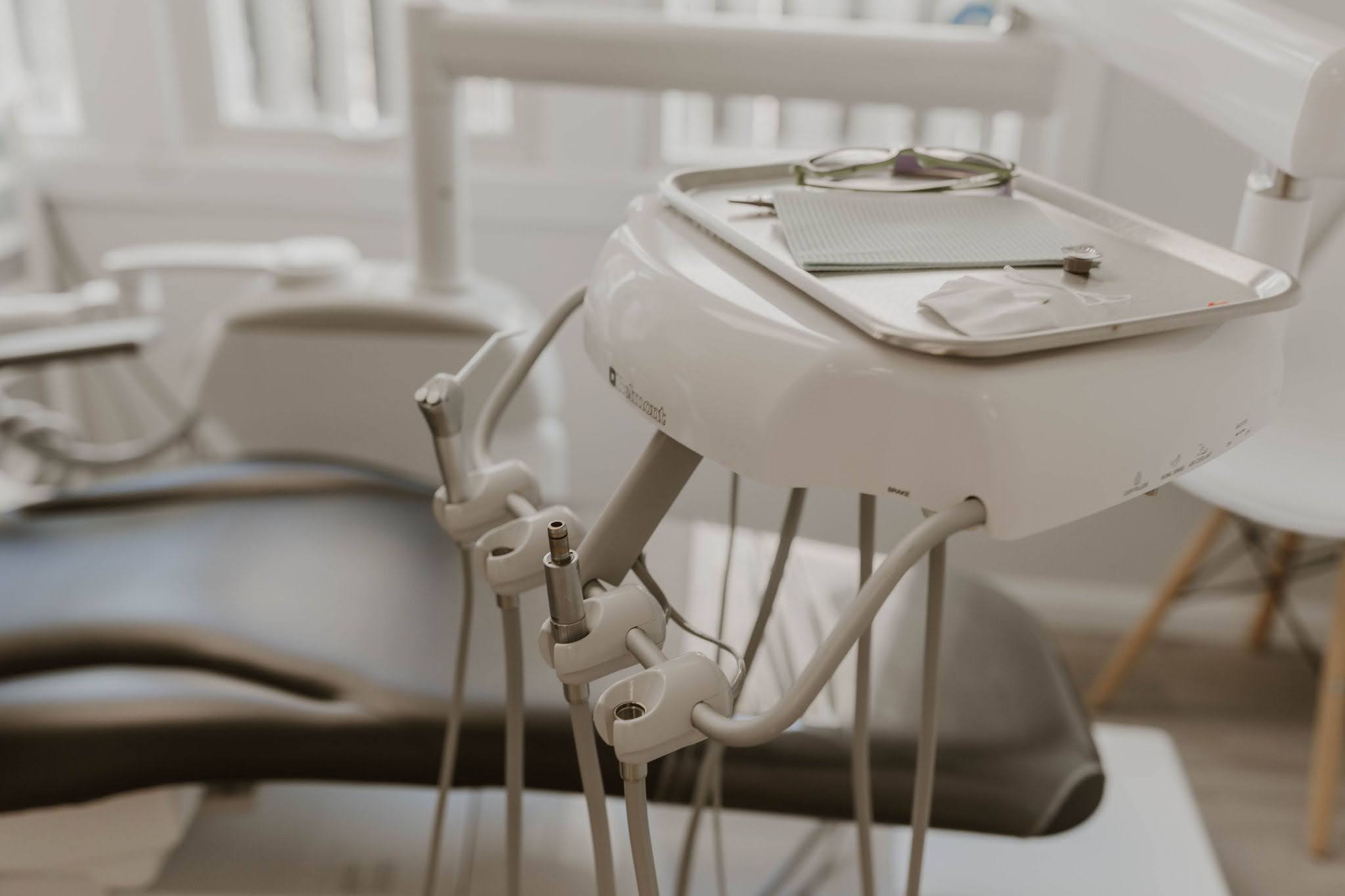 Precision dental instruments ready for treatment