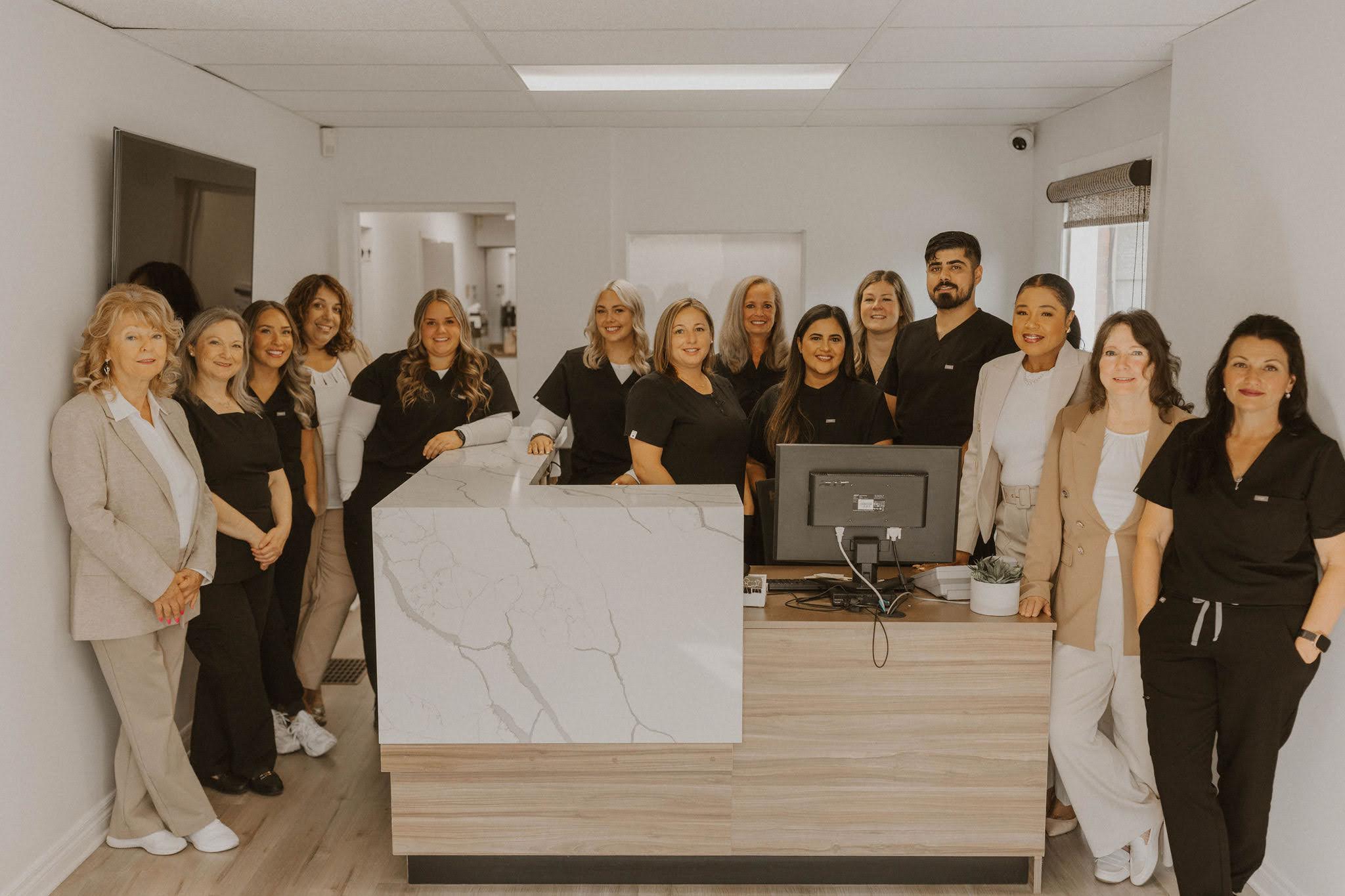 Warm patient care moment at Dentistry on Norfolk South